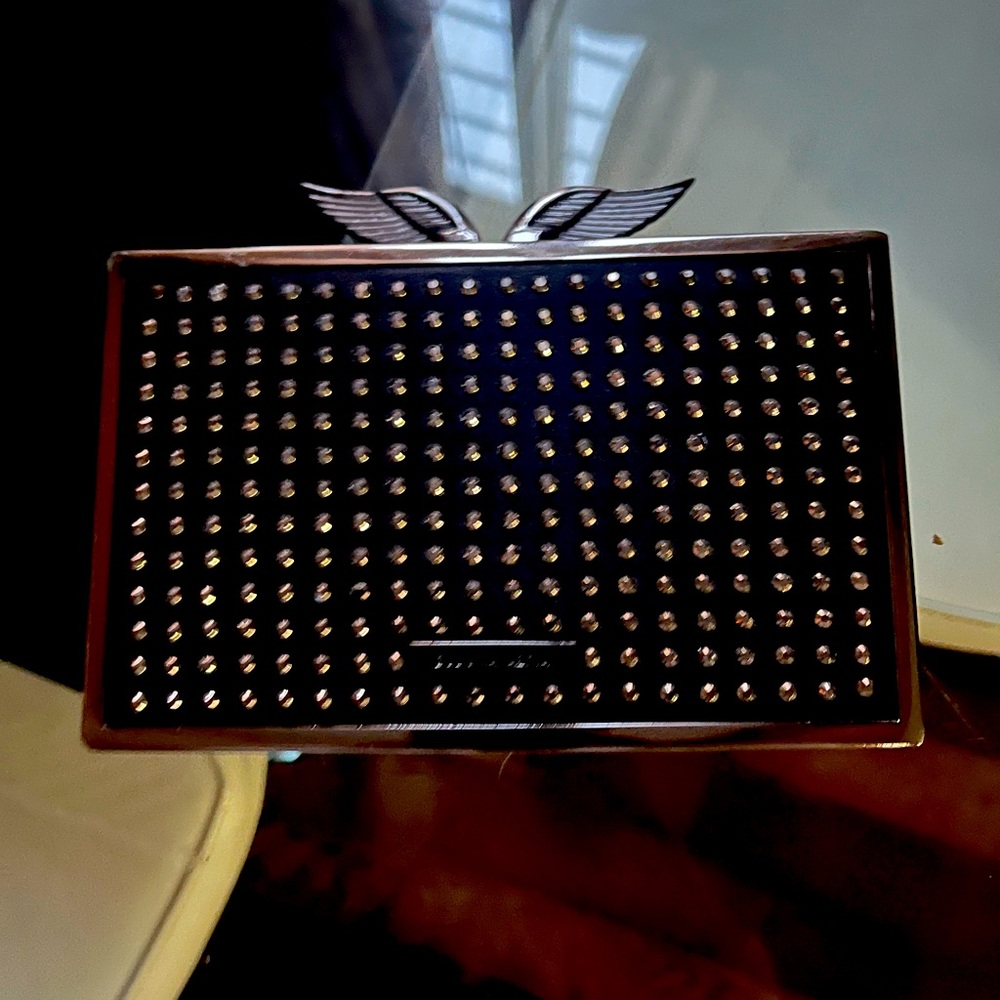 Bcbg studded clutch